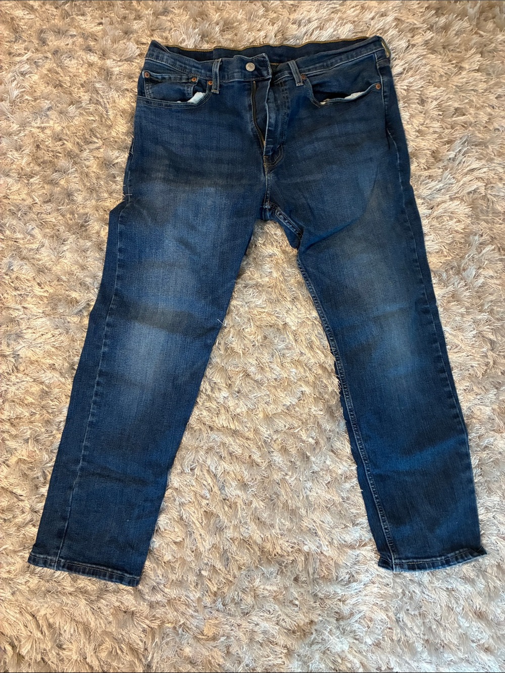 Slim Straight Dark Blue Men's Jeans